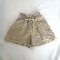 【GU】ハイウェストショートパンツ 130