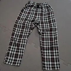 THE SHOP TK チェック柄 ゴムウエストパンツ 110