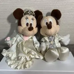 ウェルカムドール　結婚式　ウェディング　ミッキー　ミニー　ペアぬいぐるみ　セット