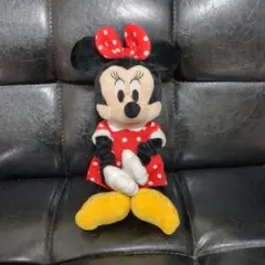 ミニーちゃん♥手ねひらにマグネットぬいぐるみ