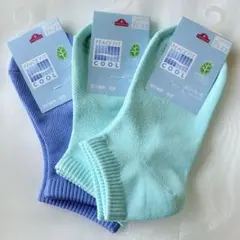 【新品3足セット】スニーカー丈 くつ下 ソックス 21-23cm LADIES