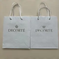 DECORTÉ コスメデコルテ ショッパー 紙袋 2枚セットのサムネイル