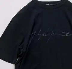 Y-3 ヨウジヤマモト ロゴ刺繍 Tシャツ 黒 Sサイズ