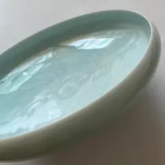 美品】 人間国宝 塚本快示 青磁 皿 波文様 陶磁器 大皿 - メルカリ