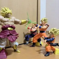 ドラゴンボール プライズフィギュア ブロリー 孫悟飯 孫悟空 孫悟天　4体セットのサムネイル
