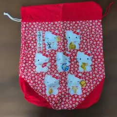 ハローキティ 七福きてぃねこ 巾着袋　七福神