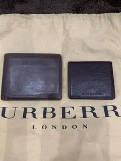 BURBERRY バーバリー 二つ折り財布 札入れ コインケース 小銭入 セット