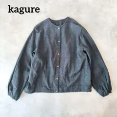【未使用新品】かぐれ　クルーネック コットンシルクカーディガン カーディガン シルクタッチ ショート ニット レディース : ZOZOTOWN