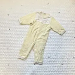 ファミリア パイル ロンパース 60 70 80 イエロー ファミちゃん