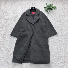 マックスマーラ マックスアンドコー カシミヤ混 チェスターコート 42 黒 マックスマーラ マックスアンドコー カシミヤ混 チェスター