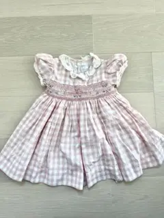 【最終お値下げ】DEAR GG スモッキングドレス　12m 90cm