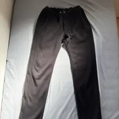 スキニーパンツ 黒 ゴムウエスト 裏地暖か　Mサイズ　backnumber