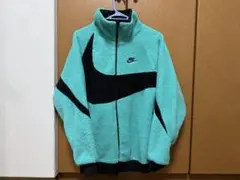 ナイキ ボアフリースジャケット ターコイズブルー/ブラック