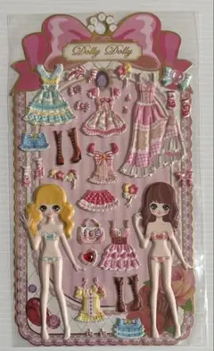 ドーリードーリーシール 着せ替えシール マリア&エリー61473未使用品