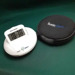Sonic Alert ソニックアラート バイブレーション目覚まし時計 電池付き