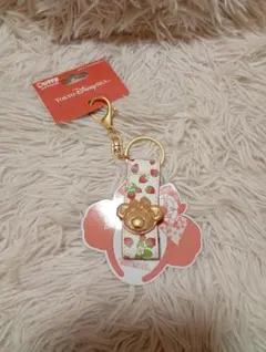 ☆　ダッフィーフレンズ　ハートフェルトストロベリーギフト カチューシャホルダー