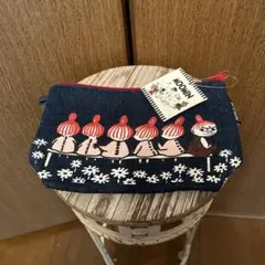★最終値下げ★新品 미사용 MOOMIN リトルミイ デニムポーチ