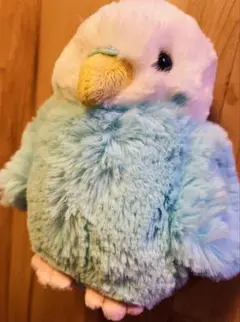 【ぬいぐるみ】 セキセイインコ 青色