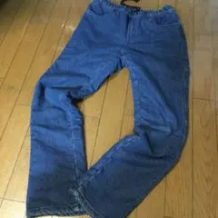 フェリシモ レディース 裏地ボア あったかデニム M