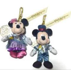 【ぬいぐるみバッジ】ディズニー ファンタジースプリングスホテル ミッキー ミニー