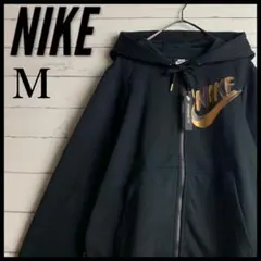 【新品・タグ付き】ナイキ メタリックロゴ 入手困難 希少ジップパーカー/63