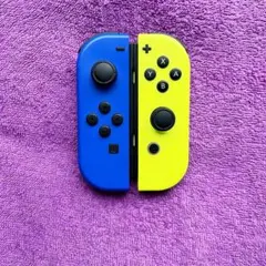 ストラップ２本付きSwitch ジョイコンネオンイエロー/ブルー 純正 Joy-Con(L)&frasl;(R)Switch (L)ブルー&frasl;（R)ネオンイエロー HAC-A