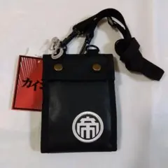新品　カイジ 黒　帝愛デザイン　財布　コインケース　ストラップ付