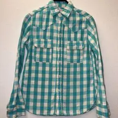 美品デニム＆ダンガリーチェックシャツ12