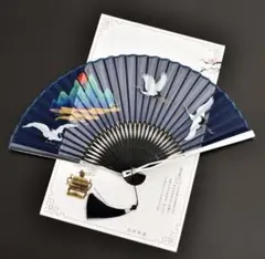 【新品】鉄扇(鶴) 扇 うちわ 実用品