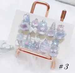 ❥ 3 ネイルチップ ジェルネイル サブカル 天使界隈 量産型 女児