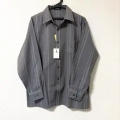 【SALE】新品タグ付　長袖シャツ　ストライプ