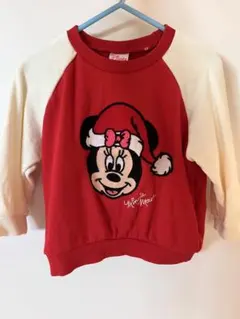 ディズニー ミニー　トレーナー 95 クリスマス　バースデイ