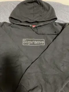 Supreme ブラック パーカー Medium