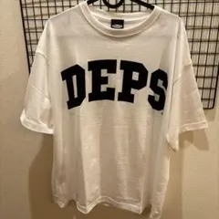 deps ロゴプリント Tシャツ ホワイト Mサイズ 試着のみのサムネイル