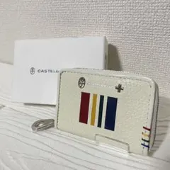 【未使用】CASTELBAJAC コインケース　小銭入れ　ホワイト　パスケース