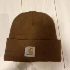 Carhartt ニット帽　ブラウン