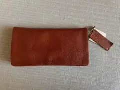 新品★未使用　茶色　ブラウン 牛革　長財布
