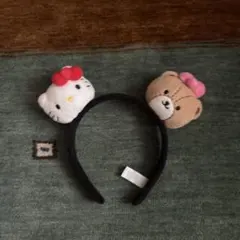 ハローキティ くまのプーさん カチューシャ