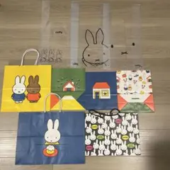 ミッフィー　スタジオクリップコラボ　紙袋　ショッパー5枚 その他5枚　まとめ売り