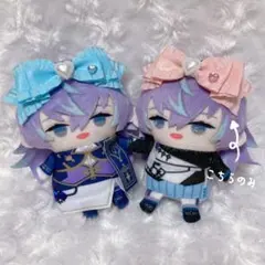ぬい服 にじぱぺ ヘッドドレス ピンク