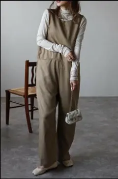 ボンジュールサガン　オールインワン　サロペット