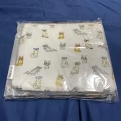 動物柄ホワイトポーチ