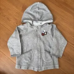ファミリア　パーカー　サイズ80 グレー