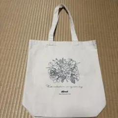 【新品未使用】OZmall トートバッグ キャンバス地 花柄
