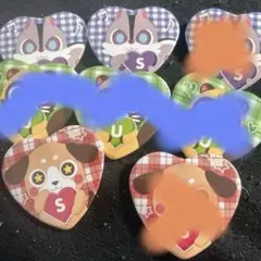 浦島坂田船 うたみた 缶バッジ ハート型