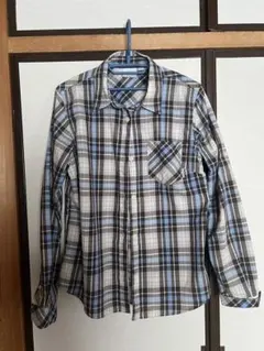 Columbia レディース チェック柄 長袖シャツ L