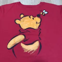 【断捨離◦USED】DISNEYくまのプーさん 半袖 Tシャツ 赤