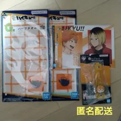 ハイキュー　一番くじ　タオル　ちゃーむ　メモリアルボード　日向翔陽　孤爪研磨