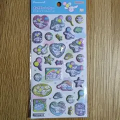 ポップデコパーティー ラメ入りシールセット　シナモンロール