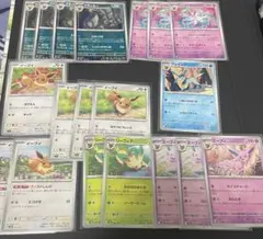 ポケカ　ブイズノーマルまとめ売り　ブラッキー　ニンフィア　グレイシア19枚セット